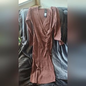 Never worn new with tags wrap sweater dress fashion nova 2x